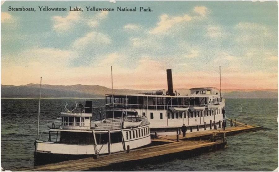 Yellowstone Lake steamboats